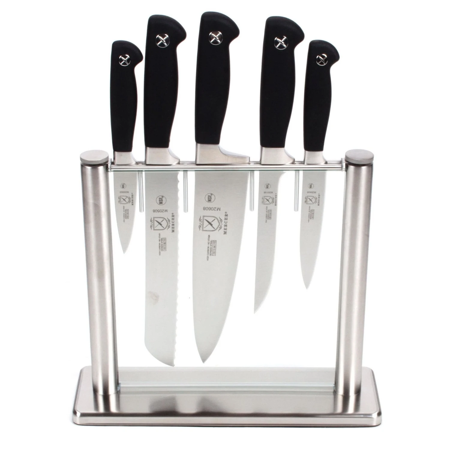 Mercer Genesis Knife Set Glass 6 Piece Set 1 Mercer Genesis Knife Set Glass 6 Piece Set
