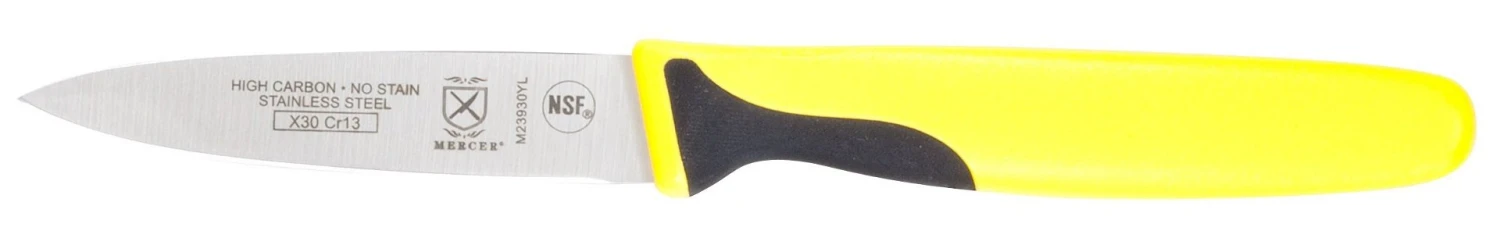 Mercer Cutlery Millennia 3" Paring Knife - Yellow 1 Mercer Cutlery Millennia 3" Paring Knife - Yellow