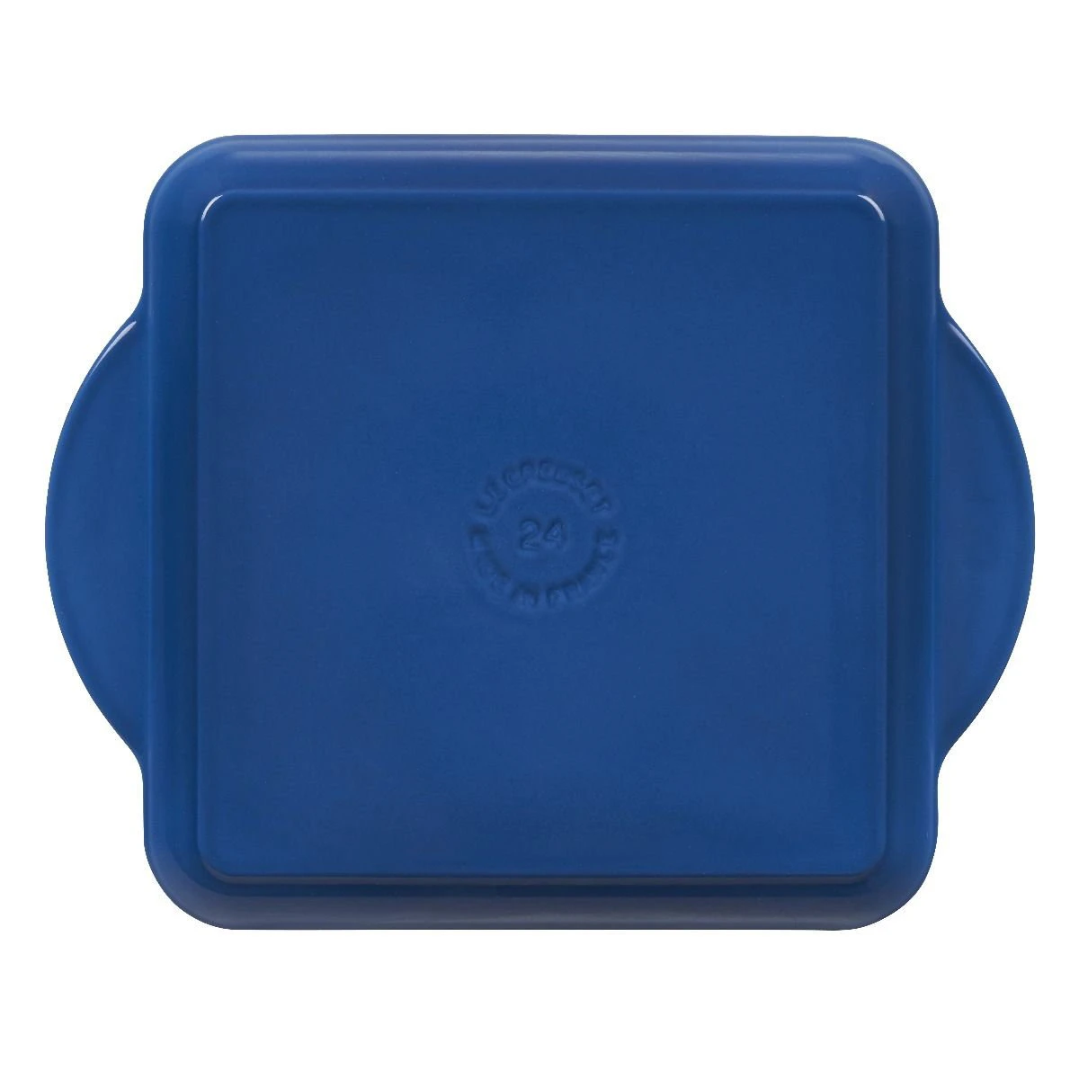 Le Creuset 9.5" Square Signature Enameled Cast Iron Grill Pan | Marseille Blue 4 Le Creuset 9.5" Square Signature Enameled Cast Iron Grill Pan | Marseille Blue - Image 4