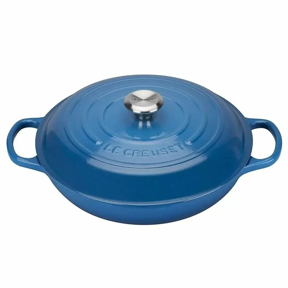 Le Creuset 7-Piece Signature Cookware Set | Marseille Blue 4 Le Creuset 7-Piece Signature Cookware Set | Marseille Blue - Image 4