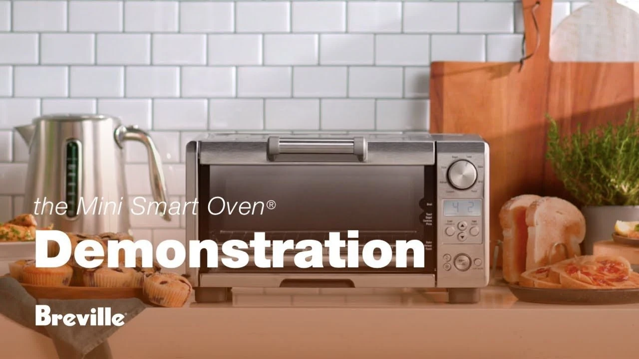 Breville The Mini Smart Oven With Element IQ Countertop Toaster Oven | Brushed Stainless Steel 2 Breville The Mini Smart Oven With Element IQ Countertop Toaster Oven | Brushed Stainless Steel - Image 2