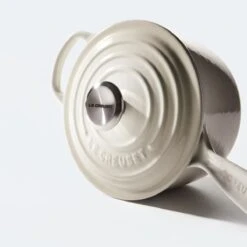 Le Creuset 2.25 Qt. Signature Enameled Cast Iron Saucepan With Stainless Steel Knob | Meringue White 7 Le Creuset 2.25 Qt. Signature Enameled Cast Iron Saucepan With Stainless Steel Knob | Meringue White -Kitchen Supplies mer2 1