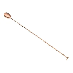 Mercer Barfly 15.75" Bar Spoon With Muddler | Copper Plated
