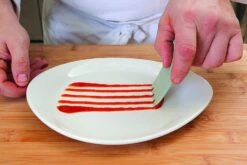 Mercer 8-Piece Silicone Wedge Set -Kitchen Supplies mercer culinary 8 piece silicone plating wedge set 4mm square notch plating wedge