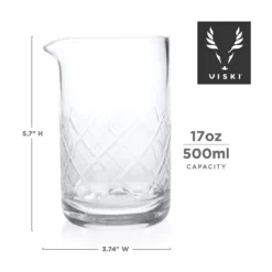 Viski® Professional Lead-Free Crystal Mixing Glass -Kitchen Supplies mixglass3