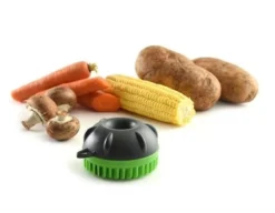 Silicone Vegetable Brush -Kitchen Supplies norpro green silicone vegetable brush effective on veggies