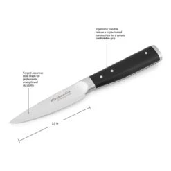 KitchenAid Gourmet Forged 3.5" Paring Knife With Sheath -Kitchen Supplies paring dimensions 1