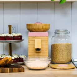 NutriMill Harvest Grain Mill | Pink -Kitchen Supplies pink3 1