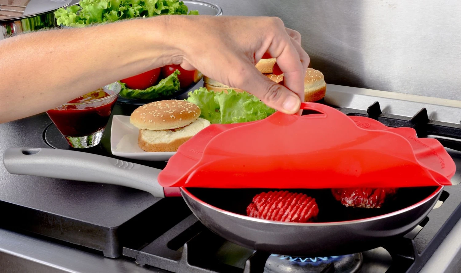 Charles Viancin Poppy Silicone Lid - Large 11" 1 Charles Viancin Poppy Silicone Lid - Large 11"