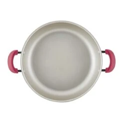 Rachael Ray 8-Piece Enameled Stacking Cookware Set | Red Shimmer -Kitchen Supplies redshim11