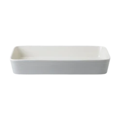 Royal Doulton Gordon Ramsay Maze Collection 2.5 Qt. Rectangular Roaster | Light Grey