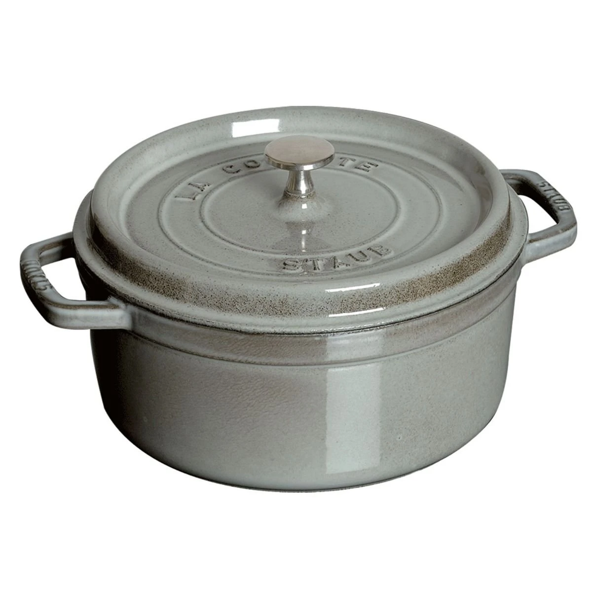 Staub 5.5 Qt. Round Cocotte/Dutch Oven | Graphite Grey 1 Staub 5.5 Qt. Round Cocotte/Dutch Oven | Graphite Grey