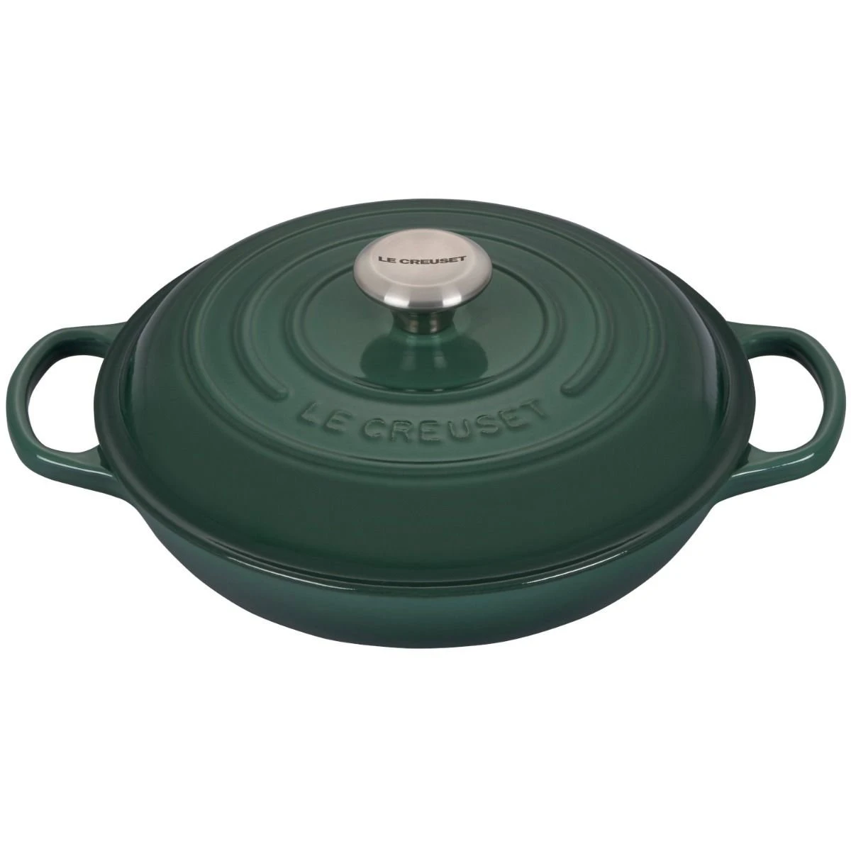 Le Creuset 2.25 Qt. Signature Enameled Cast Iron Braiser With Stainless Steel Knob | Artichaut 1 Le Creuset 2.25 Qt. Signature Enameled Cast Iron Braiser With Stainless Steel Knob | Artichaut