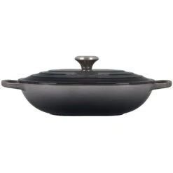 Le Creuset 3.75 Qt. Oval Signature Casserole With Stainless Steel Knob | Oyster Grey -Kitchen Supplies rs11685 ls2512 317fss 2