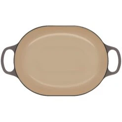 Le Creuset 3.75 Qt. Oval Signature Casserole With Stainless Steel Knob | Oyster Grey -Kitchen Supplies rs11687 ls2512 317fss 4