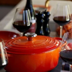 Le Creuset 5 Qt. Oval Signature Dutch Oven With Stainless Steel Knob | Flame Orange -Kitchen Supplies rs12078 lc 20190401 gb ls 56927 1