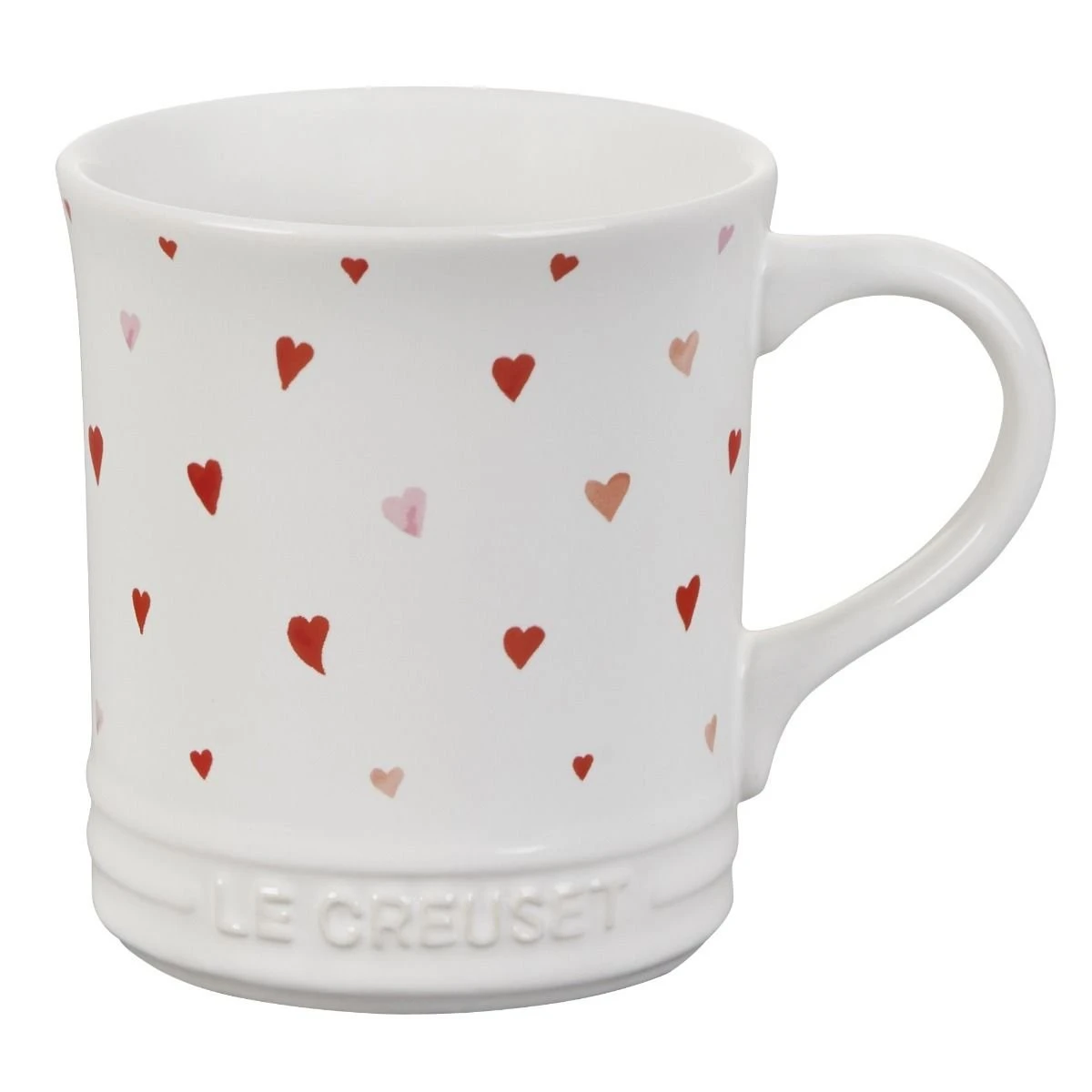Le Creuset L'Amour Collection 14oz Mug With Heart Applique | White 1 Le Creuset L'Amour Collection 14oz Mug With Heart Applique | White