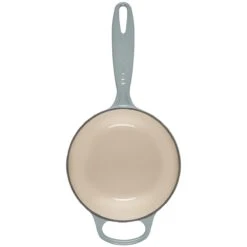 Le Creuset 1.75 Qt. Signature Enameled Cast Iron Saucepan With Stainless Steel Knob | Sea Salt -Kitchen Supplies rs14337 ls2518 1617ss 4