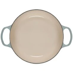 Le Creuset 7.25 Qt. Round Signature Dutch Oven With Stainless Steel Knob | Sea Salt -Kitchen Supplies rs17066 ls2501 28717ss 4