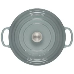 Le Creuset 9 Qt. Round Signature Dutch Oven With Stainless Steel Knob | Sea Salt -Kitchen Supplies rs17069 ls2501 30717ss 3