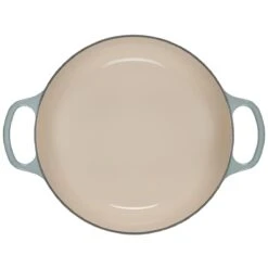 Le Creuset 9 Qt. Round Signature Dutch Oven With Stainless Steel Knob | Sea Salt -Kitchen Supplies rs17070 ls2501 30717ss 4