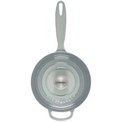 Le Creuset 2.25 Qt. Signature Enameled Cast Iron Saucepan With Stainless Steel Knob | Sea Salt -Kitchen Supplies rs17075 ls2518 18717ss 3