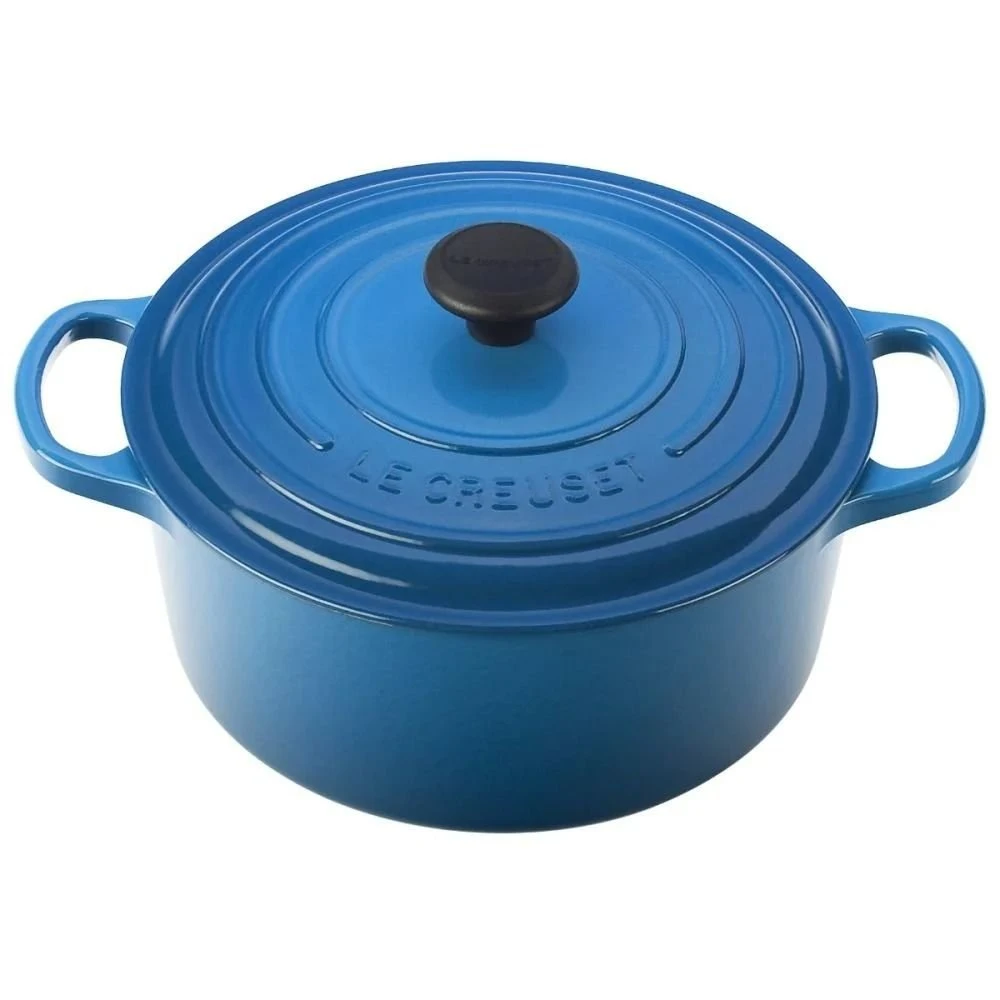 Le Creuset 7-Piece Signature Cookware Set | Marseille Blue 2 Le Creuset 7-Piece Signature Cookware Set | Marseille Blue - Image 2