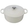Le Creuset 9 Qt. Round Signature Dutch Oven With Stainless Steel Knob | White