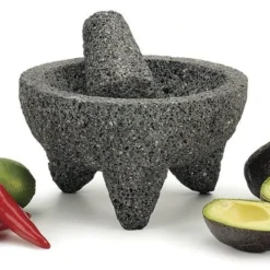 RSVP Molcajete Mortar And Pestle - Black