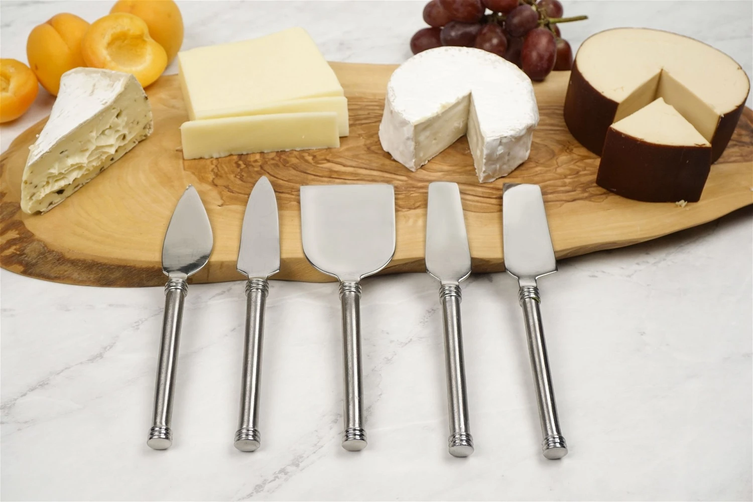 RSVP Endurance Cheese Knives Set Of 5 2 RSVP Endurance Cheese Knives Set Of 5 - Image 2