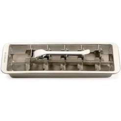RSVP Endurance Stainless Steel Ice Cube Tray -Kitchen Supplies rsvp top view ice cube tray ice 18
