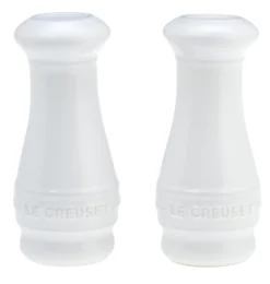 Le Creuset 2-Piece Salt & Pepper Shakers | White