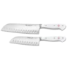 Wusthof Classic White 2-Piece Santoku Set