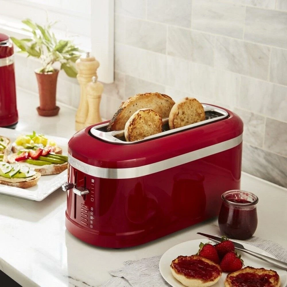 KitchenAid Refurbished 4-Slice Toaster | Empire Red 2 KitchenAid Refurbished 4-Slice Toaster | Empire Red - Image 2