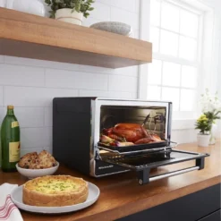 KitchenAid Refurbished Dual Convection Countertop Oven | Black Matte -Kitchen Supplies set p190497kp 011z 1