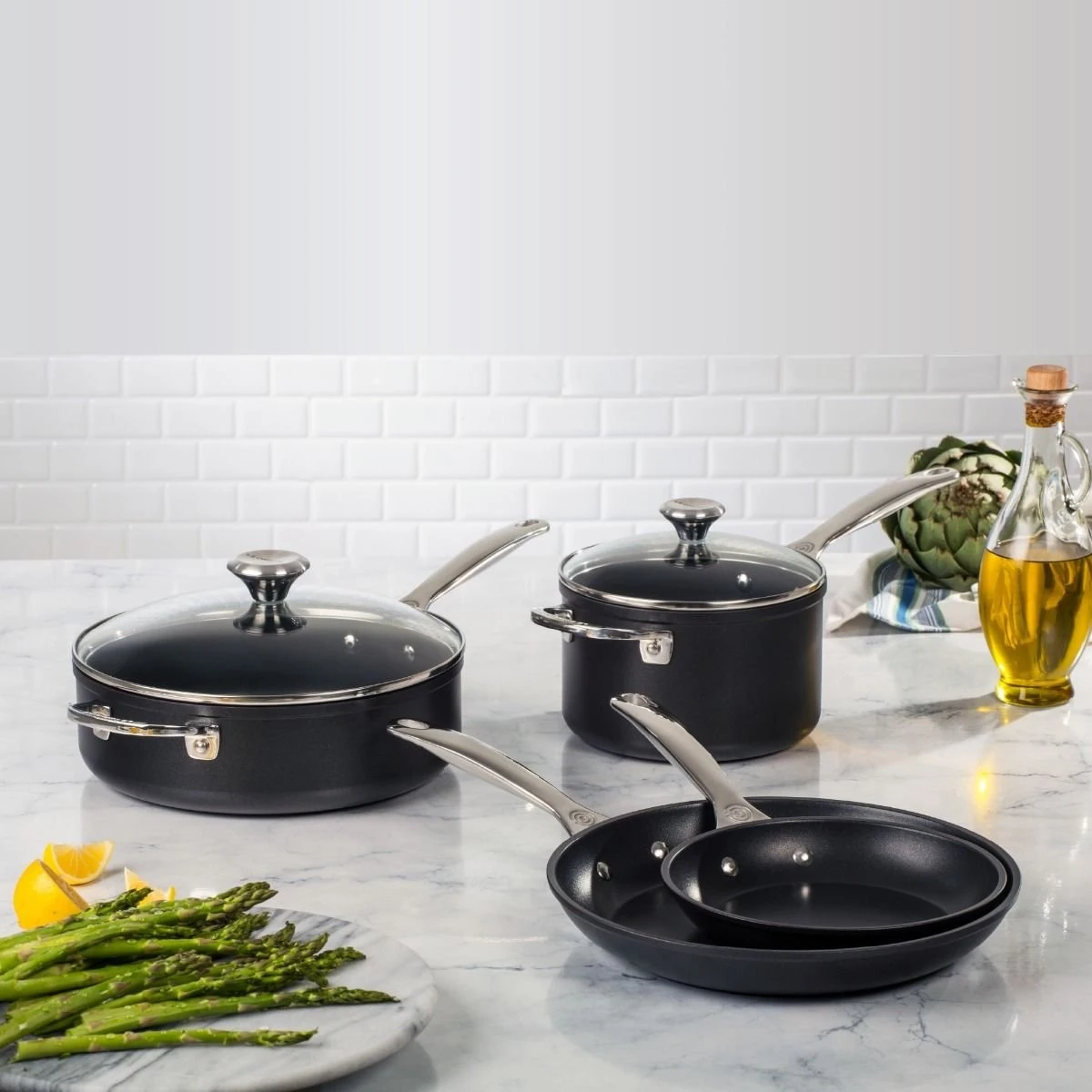 Le Creuset 6-Piece Cookware Set | Toughened Nonstick Pro 2 Le Creuset 6-Piece Cookware Set | Toughened Nonstick Pro - Image 2
