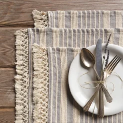 Danica Heirloom Piper Collection 13" X 72" Table Runner | Shadow -Kitchen Supplies shadowheir2 1