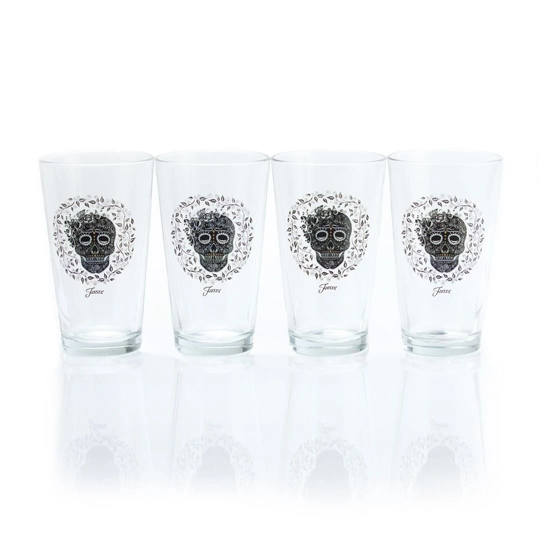 Fiesta® 16oz Cooler Glassware (Set Of 4) | Skull And Vine 1 Fiesta® 16oz Cooler Glassware (Set Of 4) | Skull And Vine