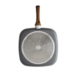 Tognana 11" Square Grill Pan | Stone & Wood Style -Kitchen Supplies square5