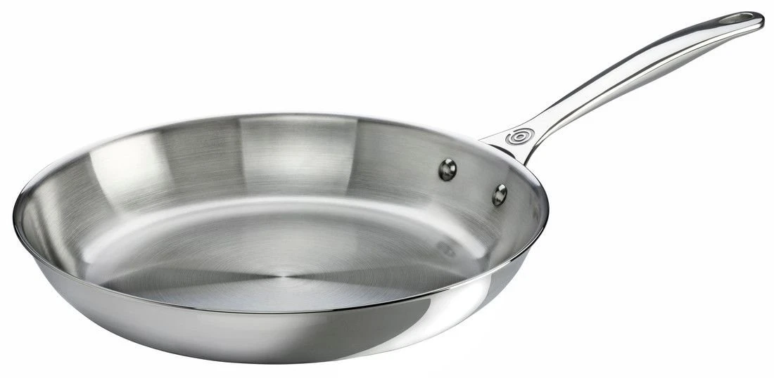 Le Creuset 12" Tri-Ply Fry Pan | Stainless Steel