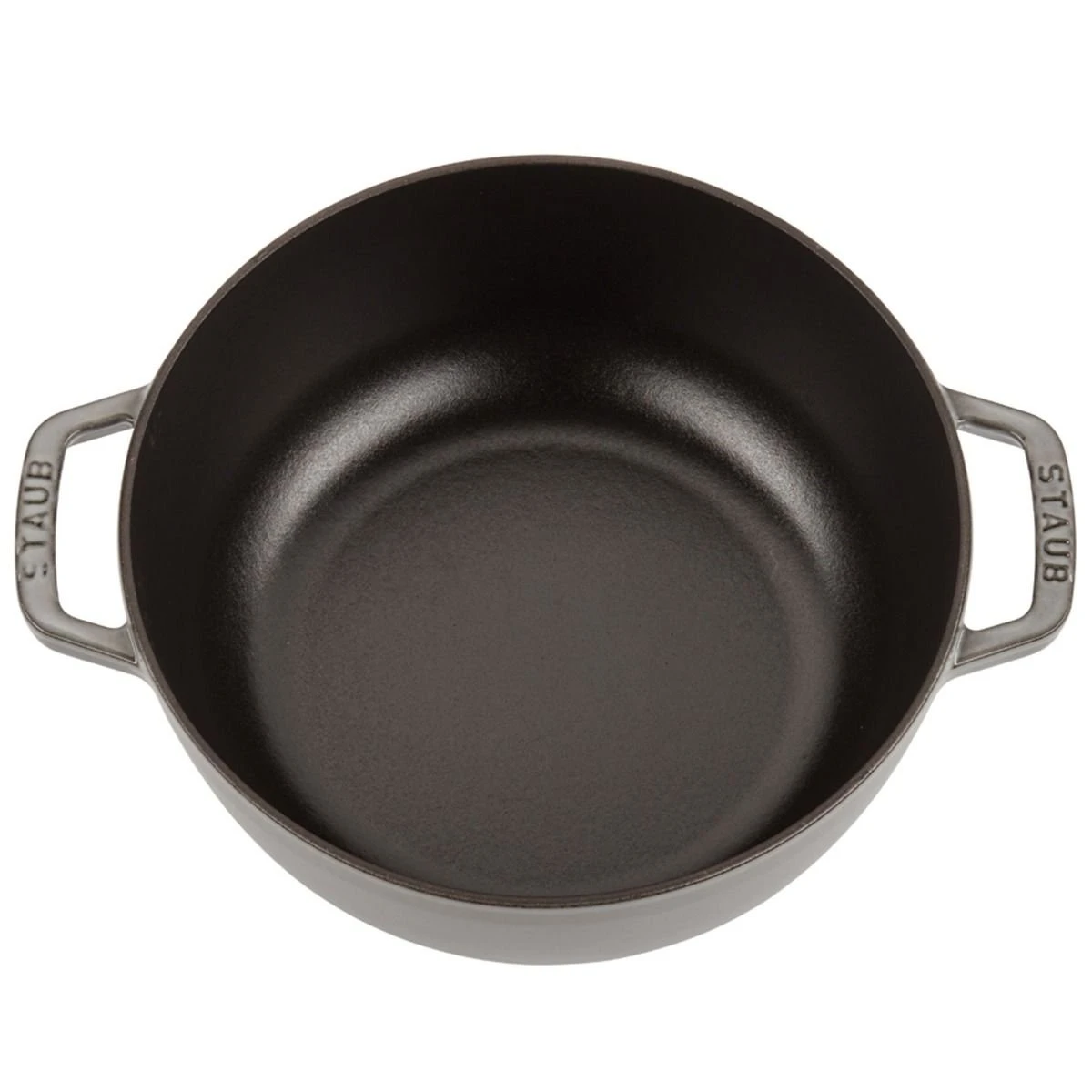 Staub 3.75 Qt. Essential French Oven | Graphite Grey 3 Staub 3.75 Qt. Essential French Oven | Graphite Grey - Image 3