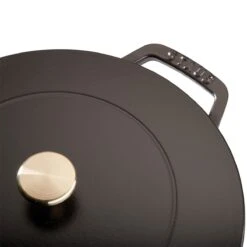 Staub 3.75 Qt. Essential French Oven | Matte Black -Kitchen Supplies staub cast iron 4 qt essential f 5 3