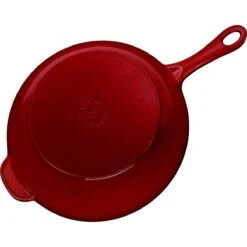 Staub 2.9 Qt Cast Iron Daily Pan | Grenadine -Kitchen Supplies staub cast iron daily pan grenadine 2