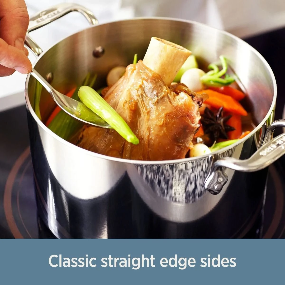 All-Clad D3 Stainless Steel 8" Fry Pan 3 All-Clad D3 Stainless Steel 8" Fry Pan - Image 3