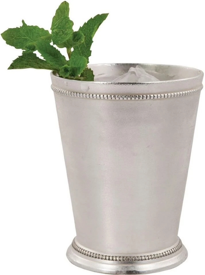 True Brands 16oz Old Kentucky Silver Plated Copper Mint Julep Cup 1 True Brands 16oz Old Kentucky Silver Plated Copper Mint Julep Cup