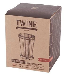 True Brands 16oz Old Kentucky Silver Plated Copper Mint Julep Cup 4 True Brands 16oz Old Kentucky Silver Plated Copper Mint Julep Cup - Image 4