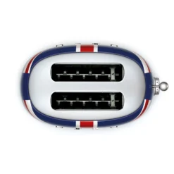 SMEG 2-Slice Toaster | Union Jack -Kitchen Supplies tsf01ujus 2 slice toaster top view union jack