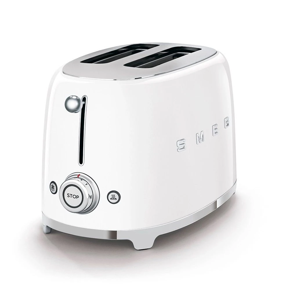 SMEG 2-Slice Toaster | White 1 SMEG 2-Slice Toaster | White