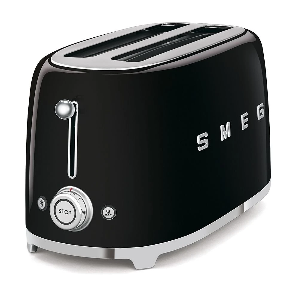 SMEG 4-Slice Toaster | Black 3 SMEG 4-Slice Toaster | Black - Image 3