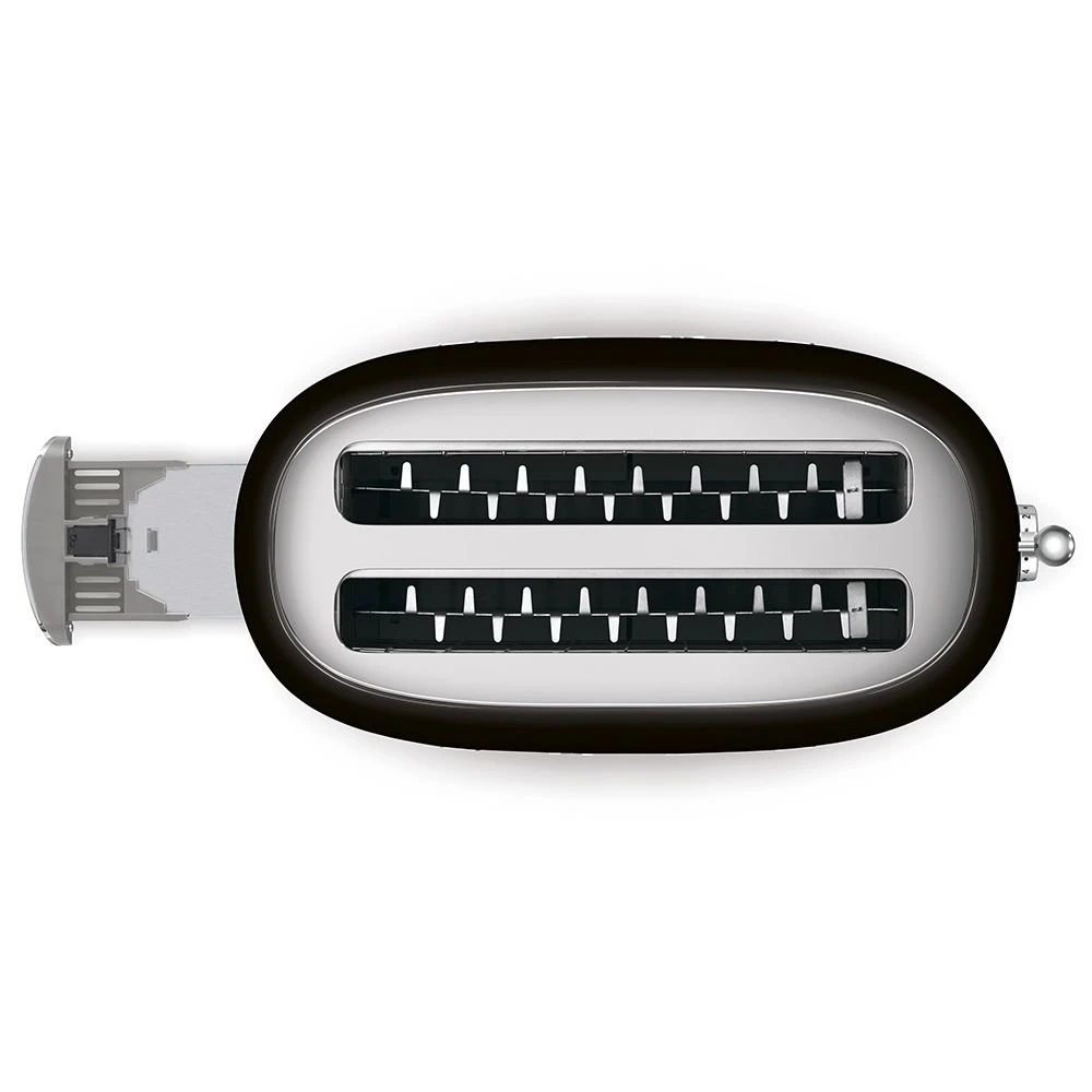 SMEG 4-Slice Toaster | Black 2 SMEG 4-Slice Toaster | Black - Image 2